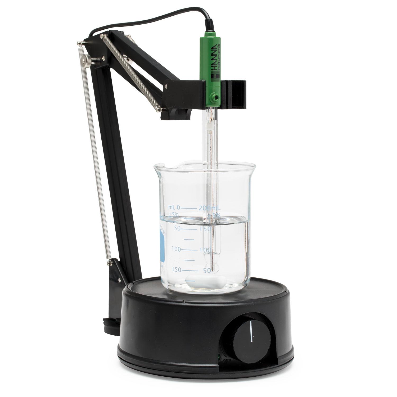 Compact Magnetic Mini-Stirrers with Electrode Holder - HI181