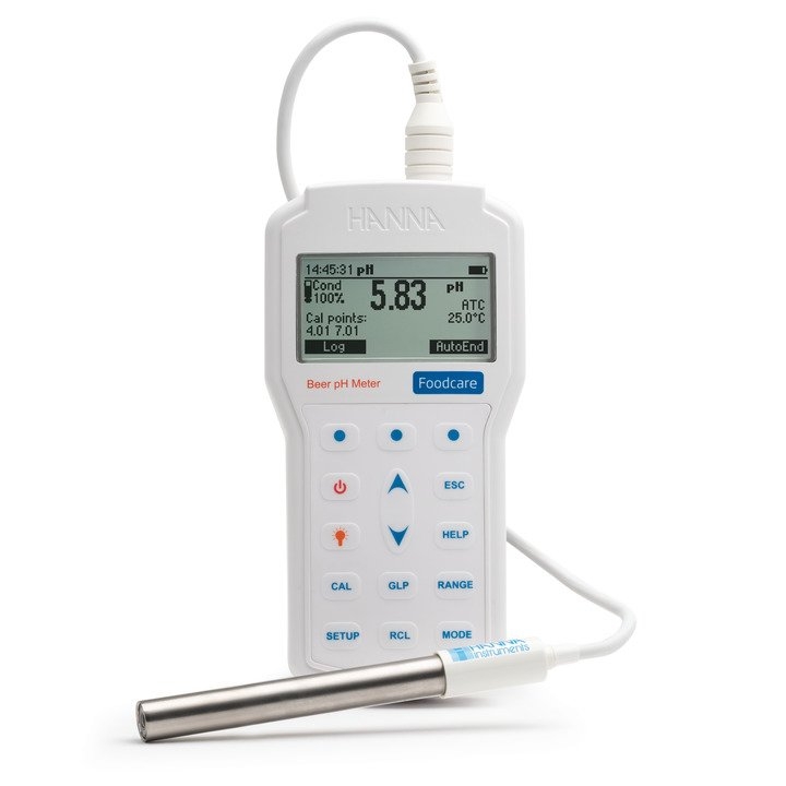 Professional Portable Beer pH Meter - HI98171