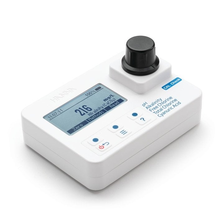 pH, Alkalinity, Free Chlorine, Total Chlorine, and Cyanuric Acid