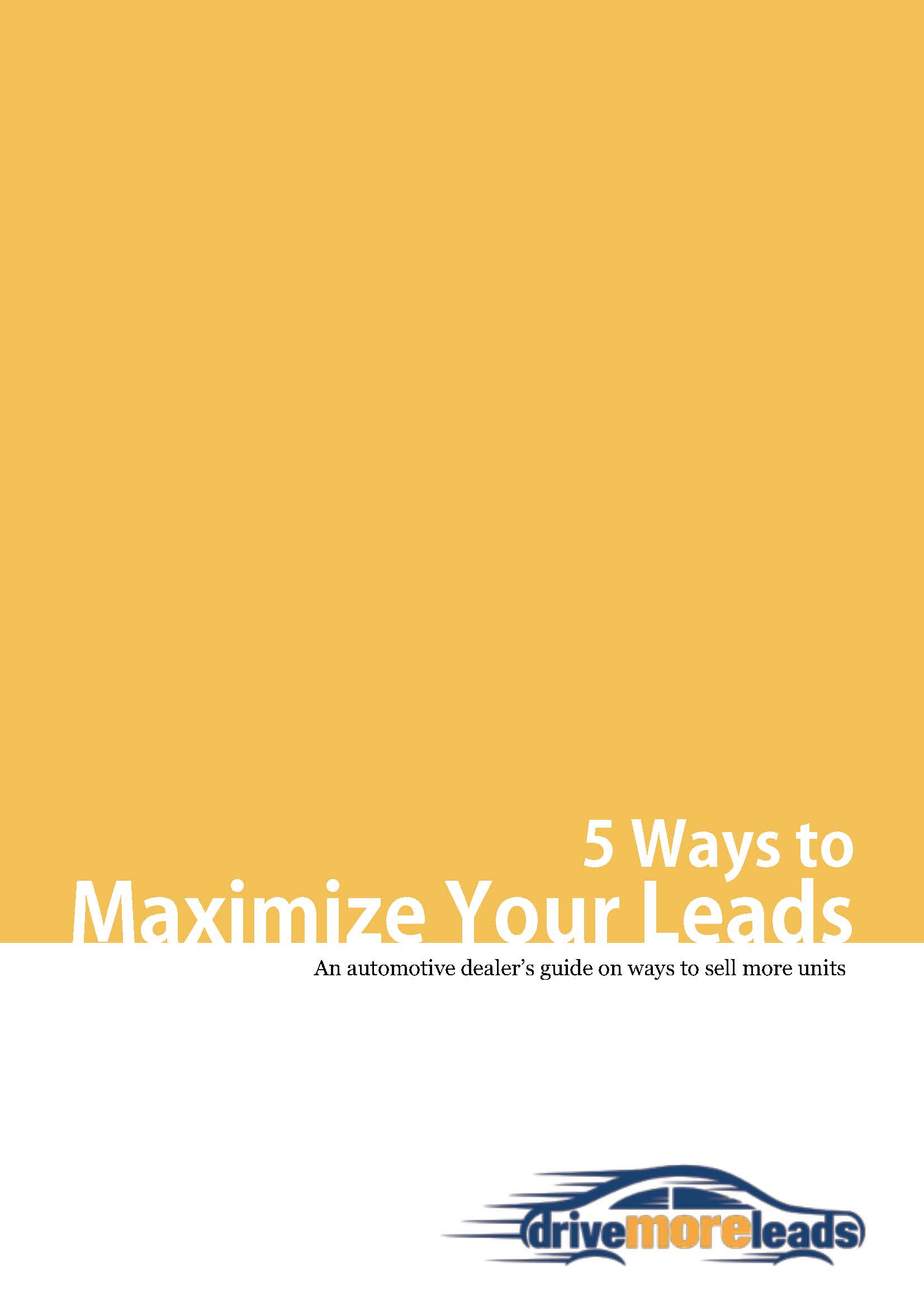 5 Ways to Maximize Your Leads, setting the appointment
