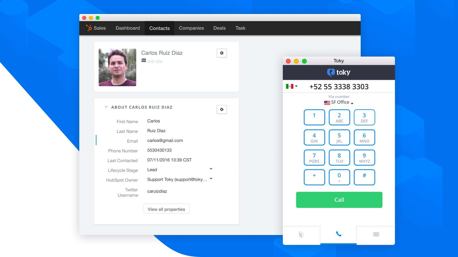 Your Virtual Phone System Connected to the HubSpot CRM