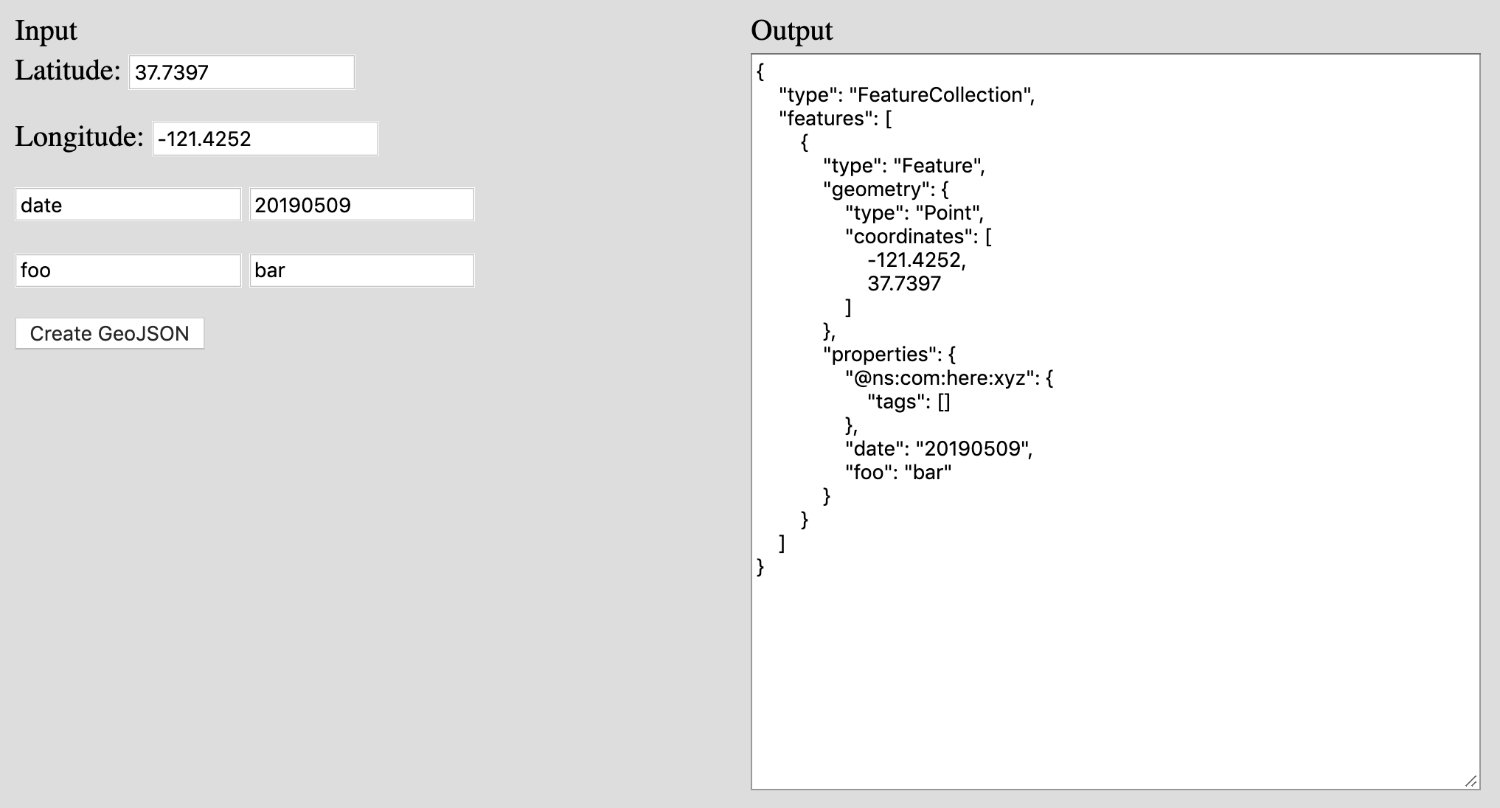 GeoJSON data