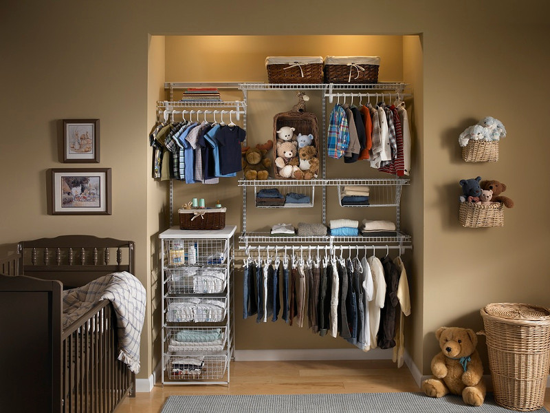 Organize For Baby, Nursery Closet Shelving