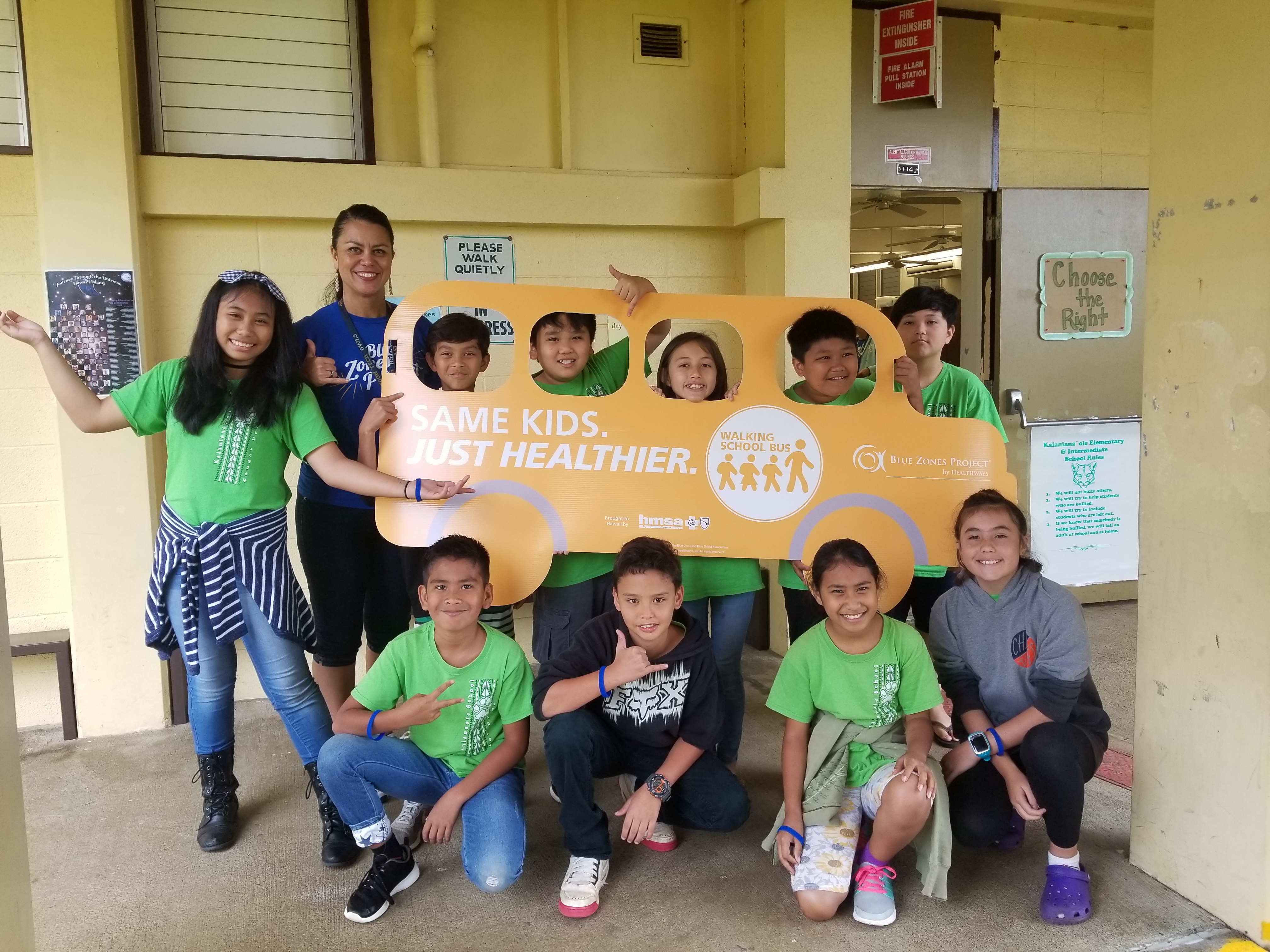 Kalanianaole Walking School Bus