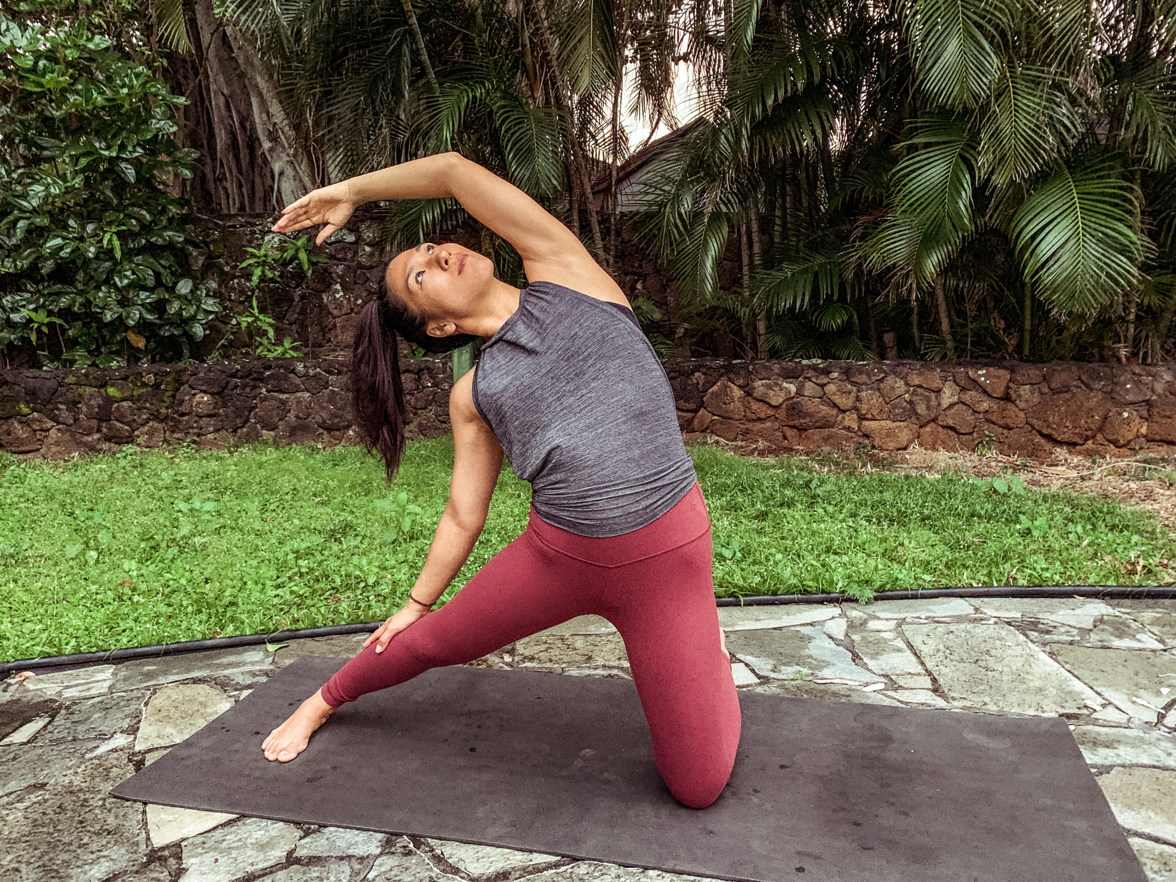 Kneeling Side Body Stretch