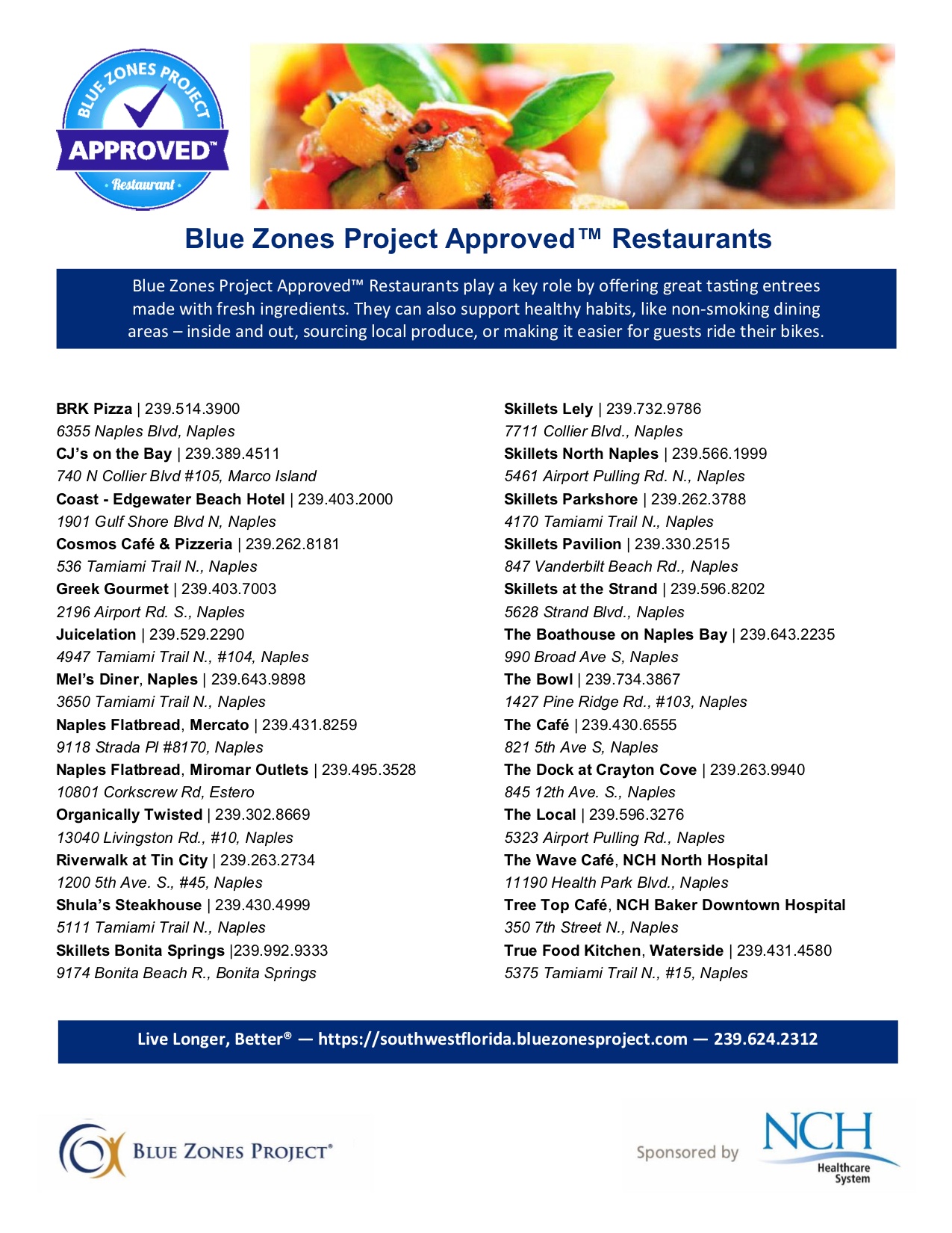 __Approved Restaurants SWFL 03132018