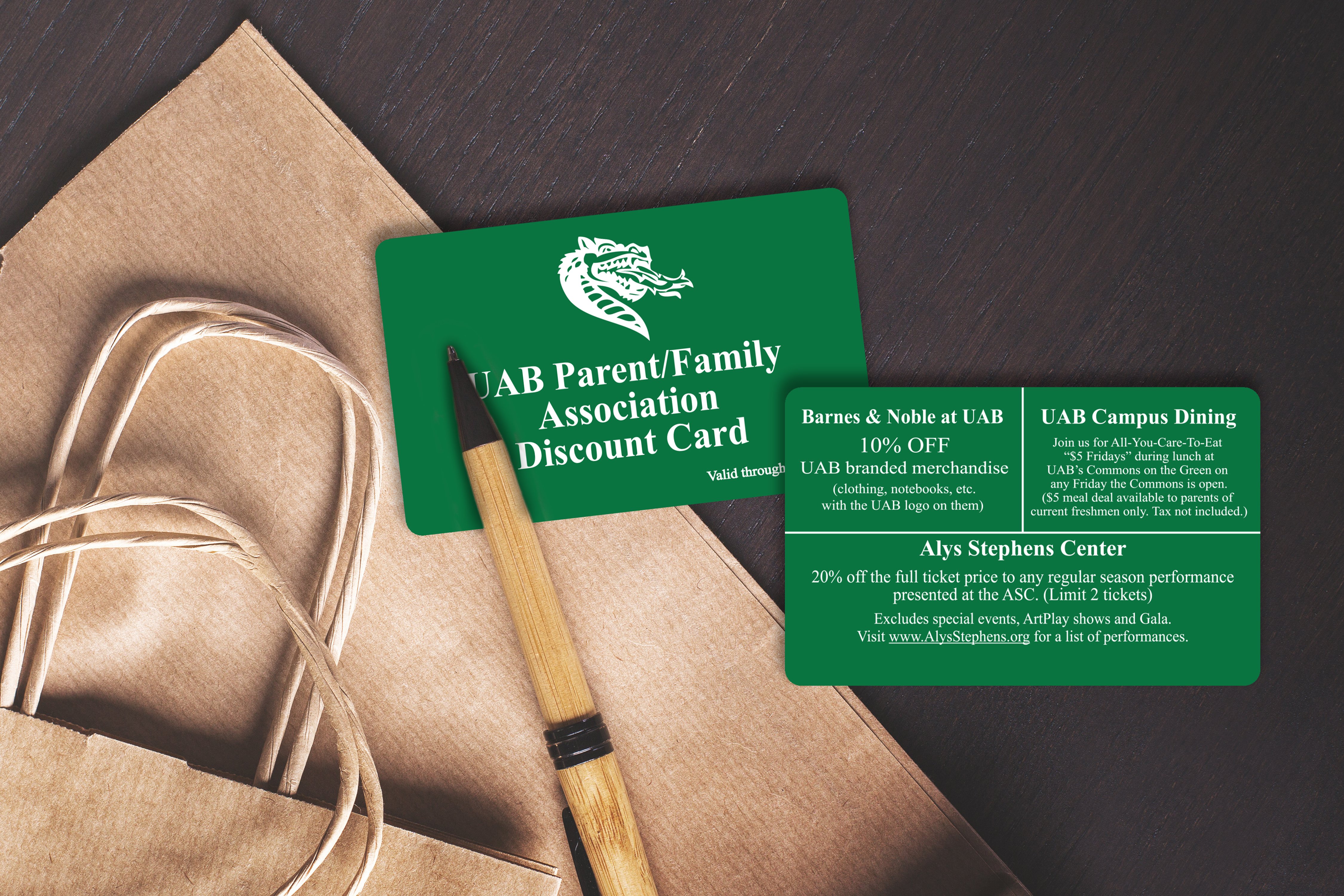 University Of Alabama At Birmingham Discount Cards