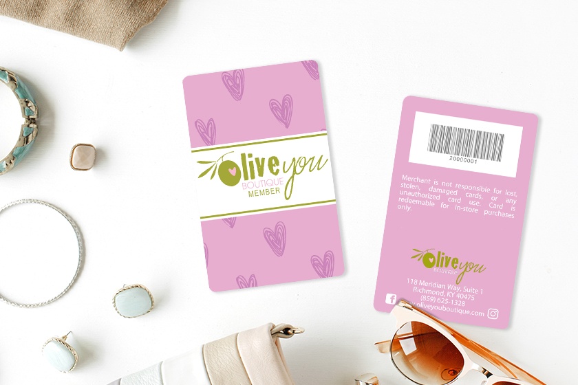 Olive You Boutique Membership Card