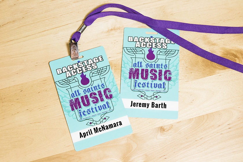 All Saints Music Festival Backstage Pass