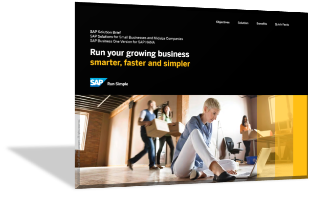 SAP Business One HANA Solution Brief Brochure