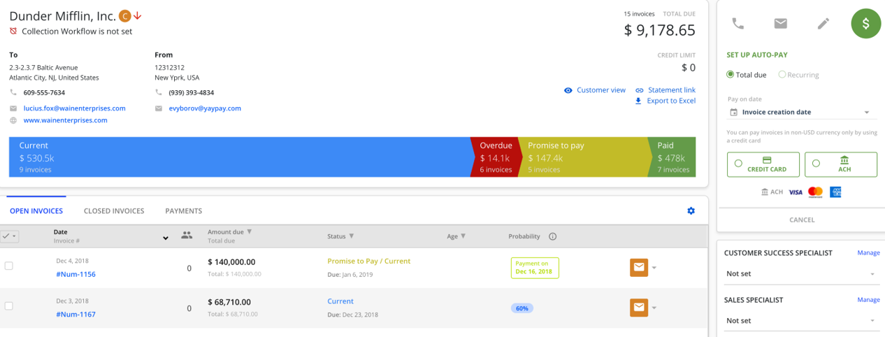 Integrate YayPay’s AR and Collections Automation Solution with SAP Business One Cloud ERP Software on the Stellar One Cloud Platform