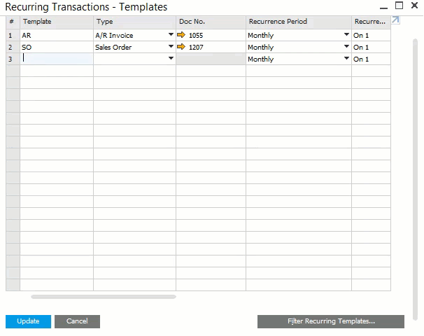 Handle recurring purchases and reduce operating costs in SAP Business One Cloud ERP Software on the Stellar One Cloud Platform