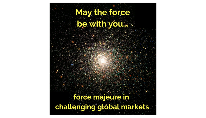 May The Force Be With You Force Majeure Global Markets Procurement Star Wars