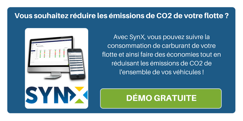 Réduisez les émissions de CO2 de vos véhicules grâce à SynX !