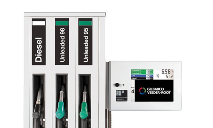 Applause Europe Multimedia installed on a fuel dispenser