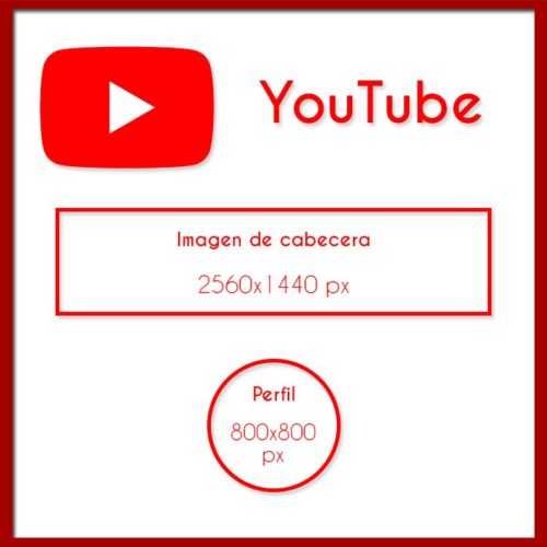 Medidas para YouTube