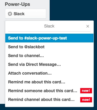 Set slack reminder