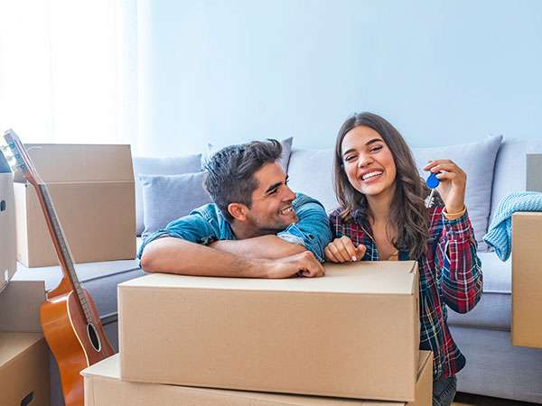 couple moving into house