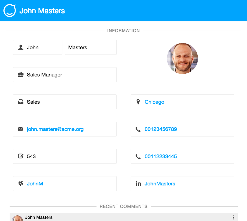 New profile fields in admin and user view