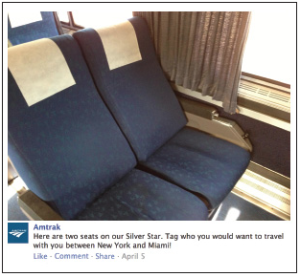 Amtrak Facebook Post