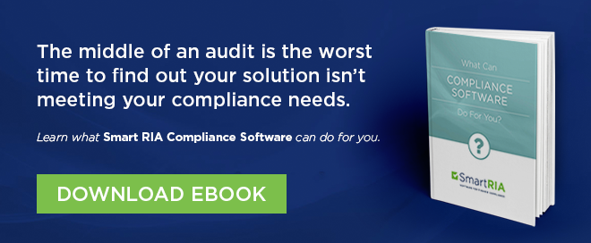 The middle of an audit is the worst time to find out your solution isn't meeting your compliance needs. Download the book to learn what Smart RIA Compliance Software can do for you.