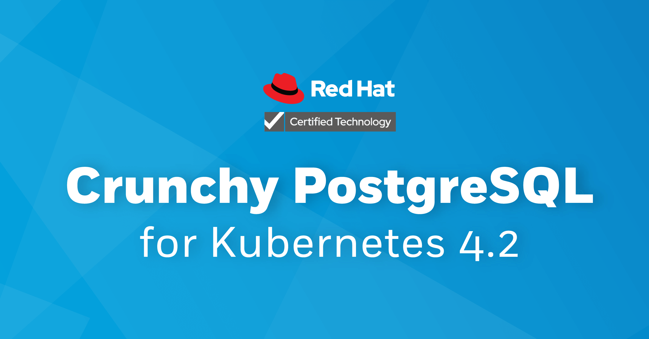 Crunchy PostgreSQL for Kubernetes 4.2 Receives Red Hat OpenShift Operator Certification