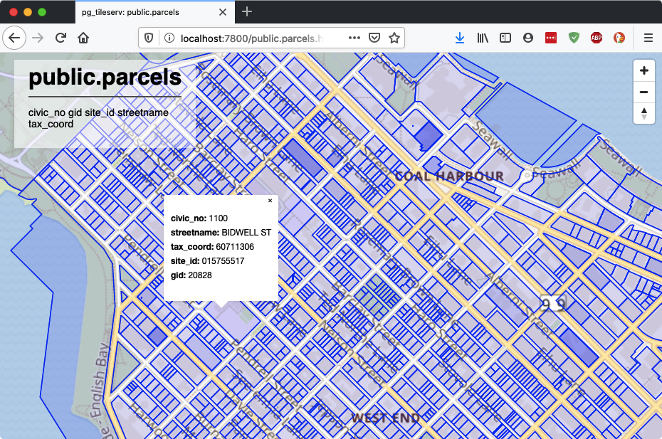 public parcels