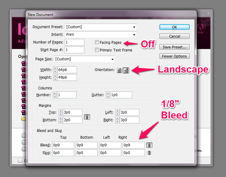 tri fold fold brochure measurements