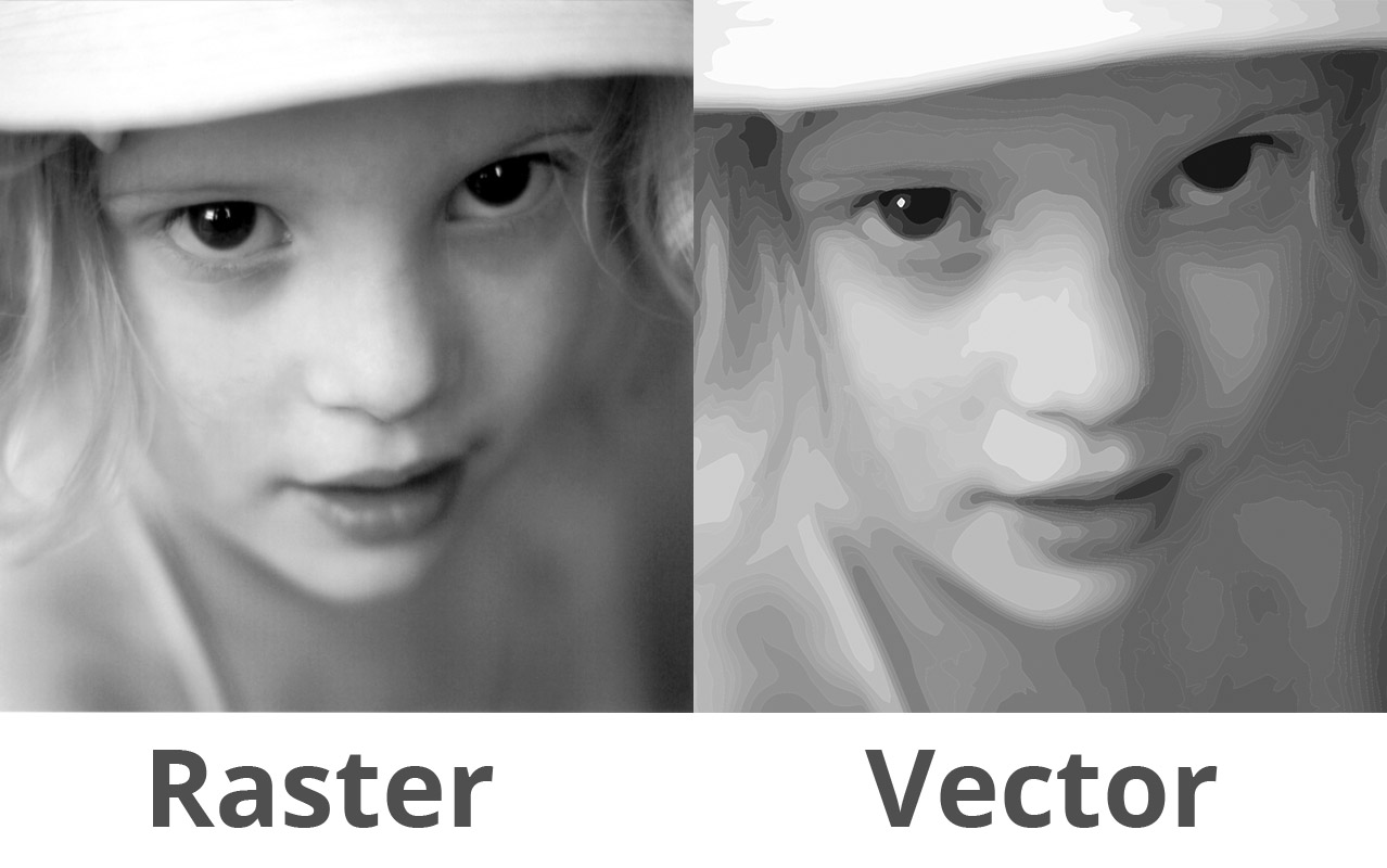 raster graphics vs vector graphics