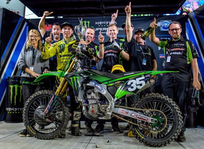 Austin Forkner Earns his First Career Win at Tampa Supercross