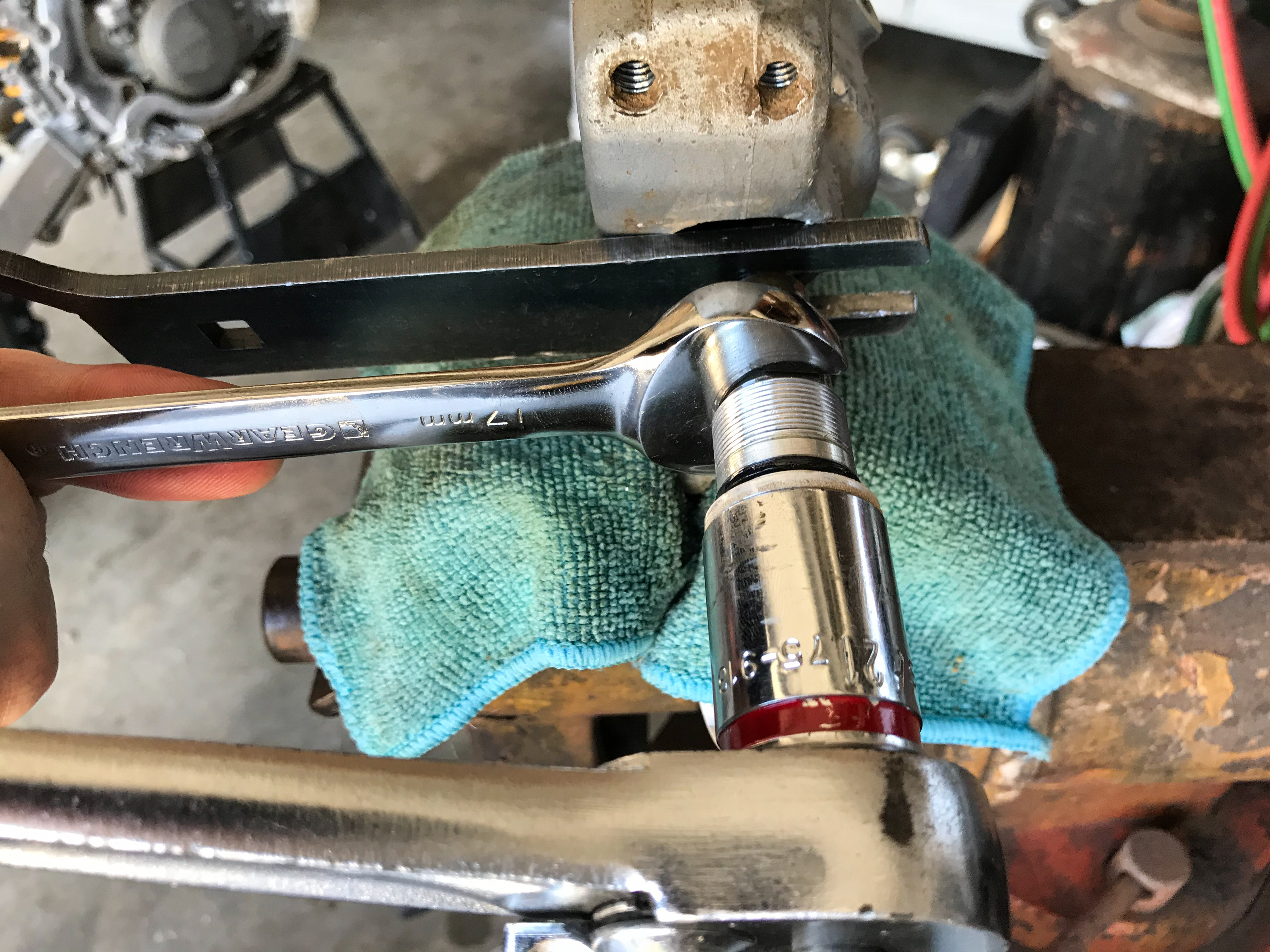 dirt bike fork rebuild