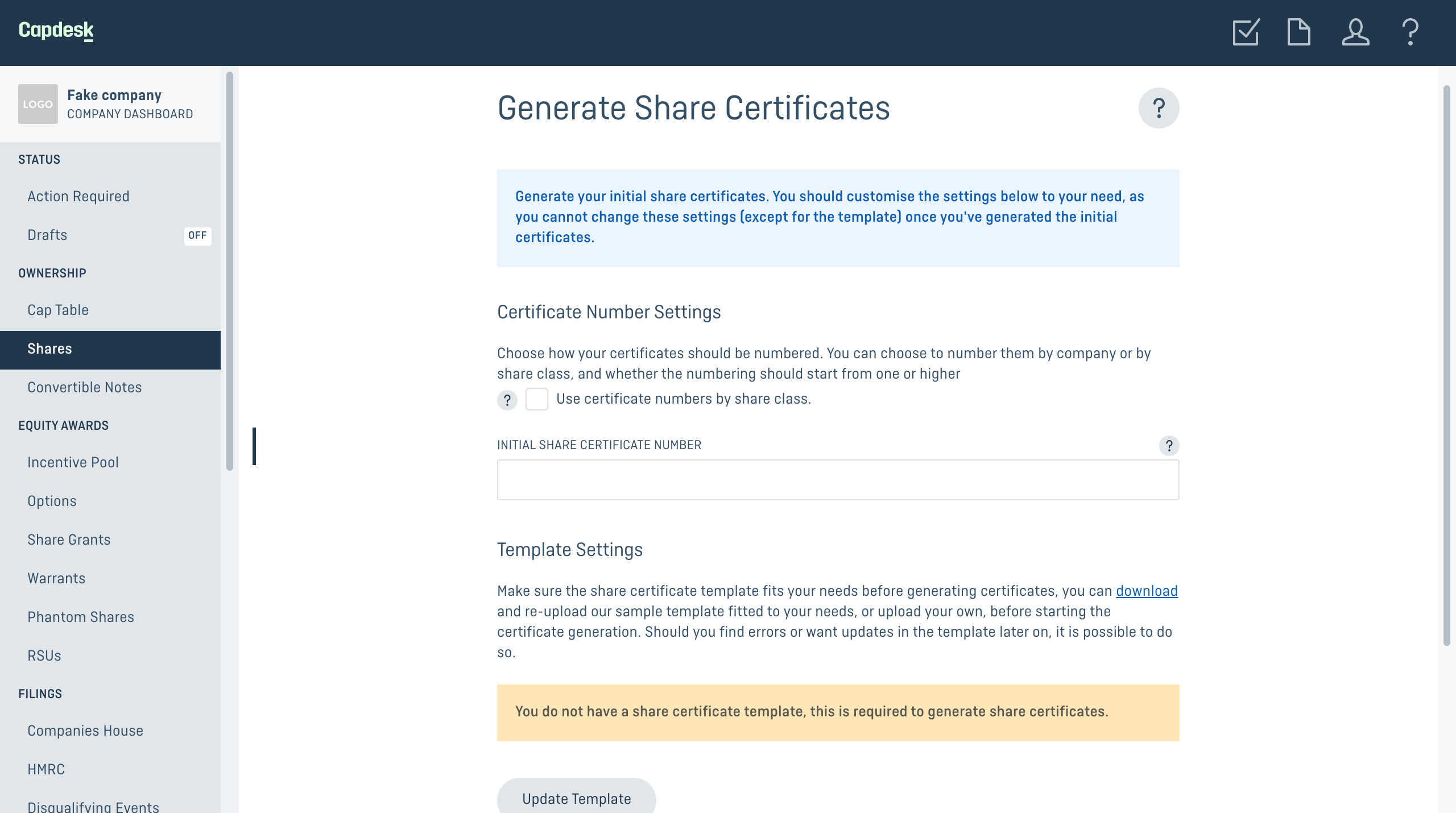 Generating share certificates Regarding Share Certificate Template Companies House