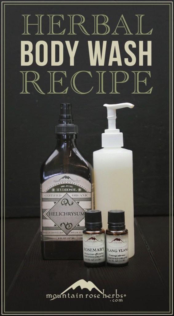 Make Your Own Herbal Body Wash!