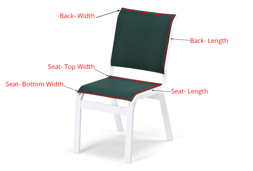 sling back patio chair replacement