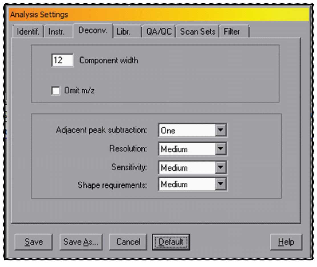 MS Solutions #22: AMDIS – Setting Up and Running a Deconvolution and Target Analysis – Part 2-3