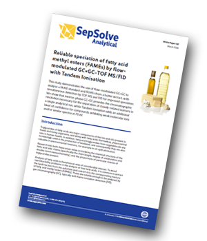 SepSolve-reliable-speciation-of-fatty-acid-methyl-esters