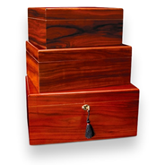 wooden boxes