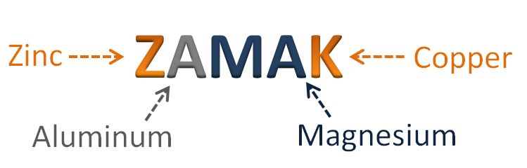 ZAMAK composition ZAMAK composition