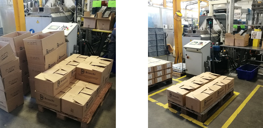 Foundry before and after 5S