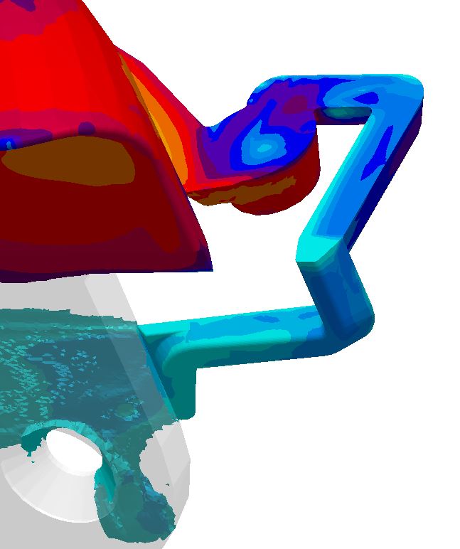 Auxiliary runner with damper