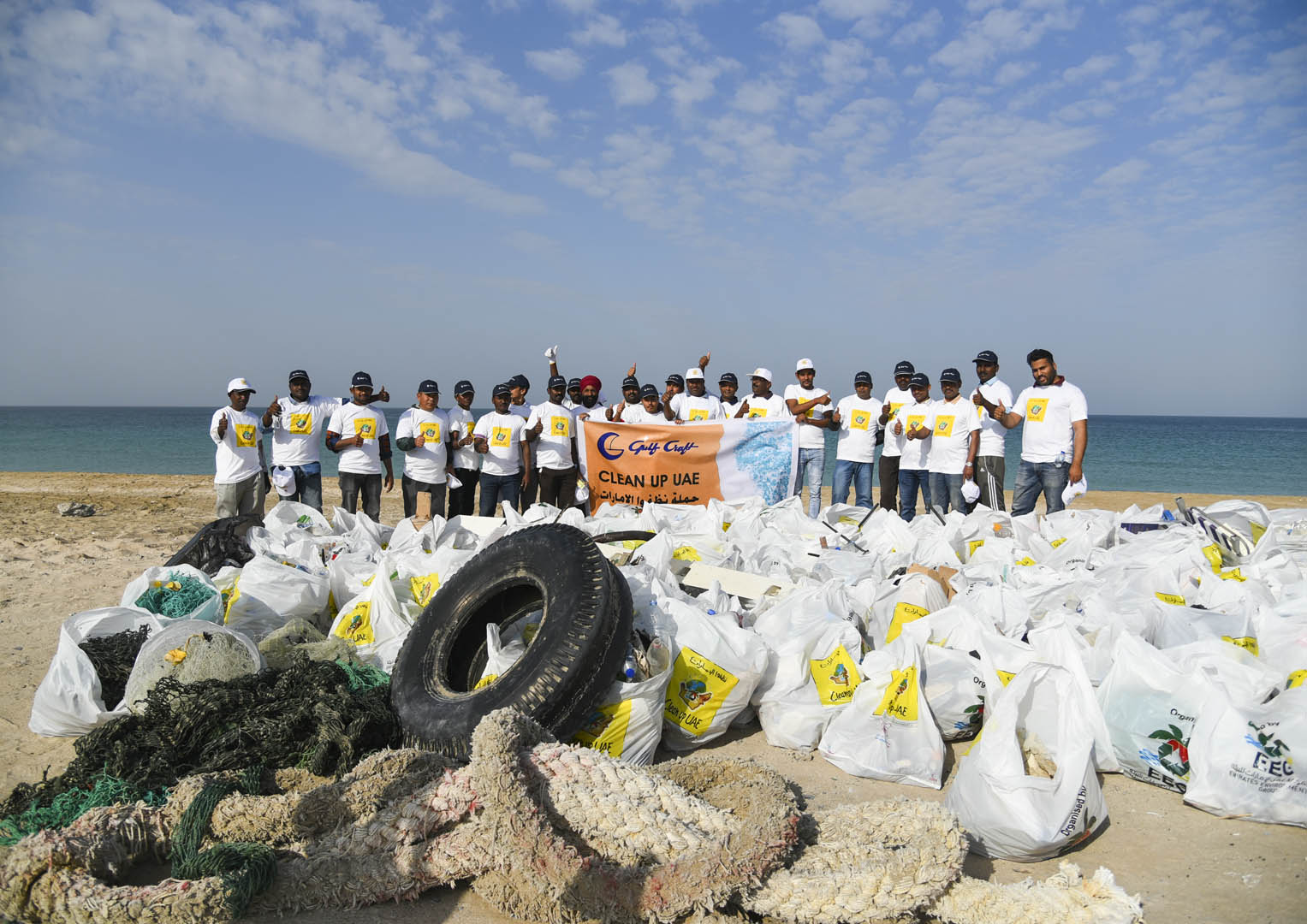 Gulf Craft at UAQ Beach Clean up 2019 (7)