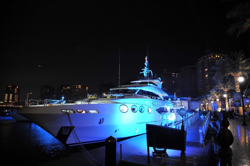 The premiere of the Majesty 125 in Qatar