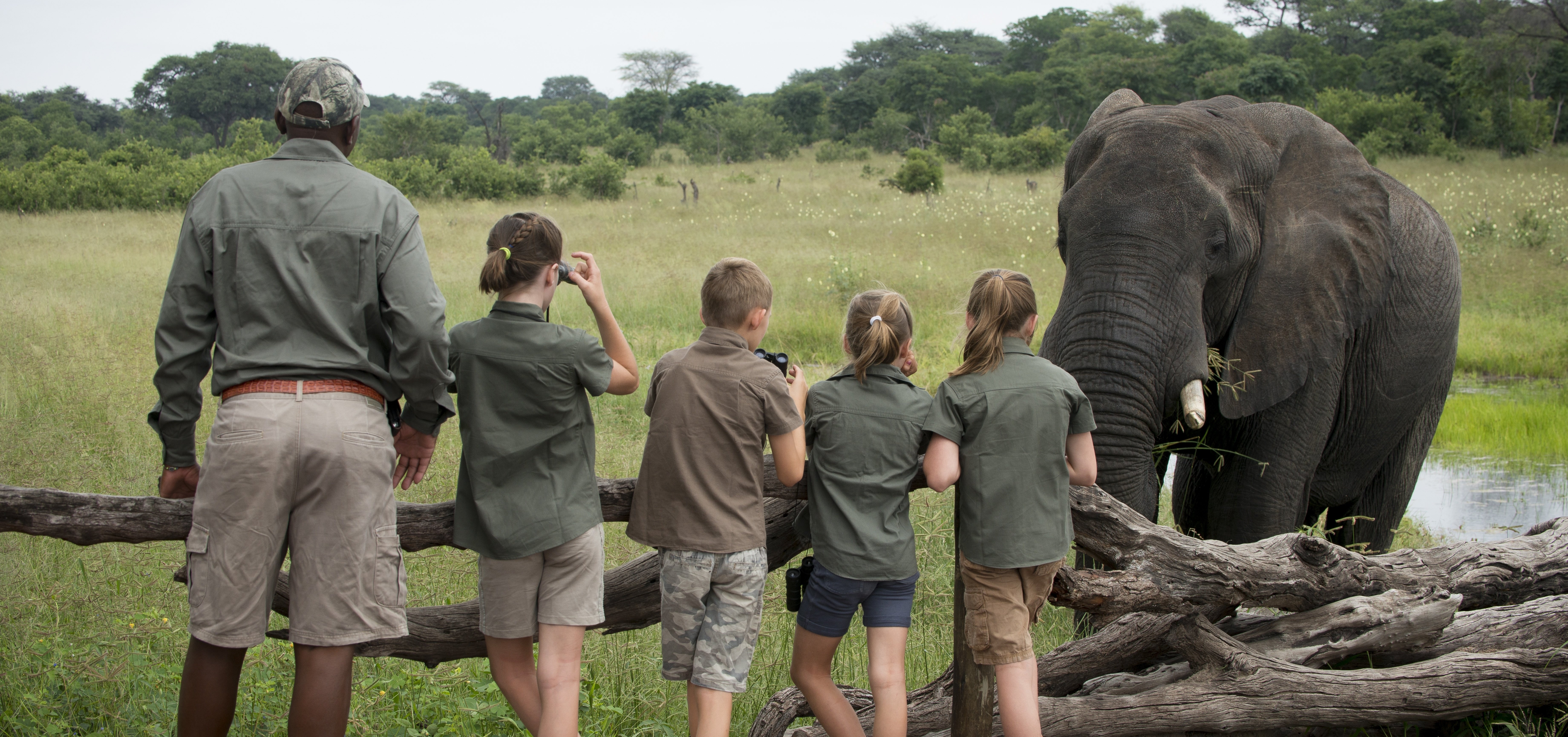 Somalisa Acacia Hwange National Park Zimbabwe Luxury Safari Camp African Bush Camps Children close encounters with elephants (14)-190303-edited