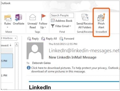 Knowbe4 Releases Free Phish Alert Outlook Add In To Keep