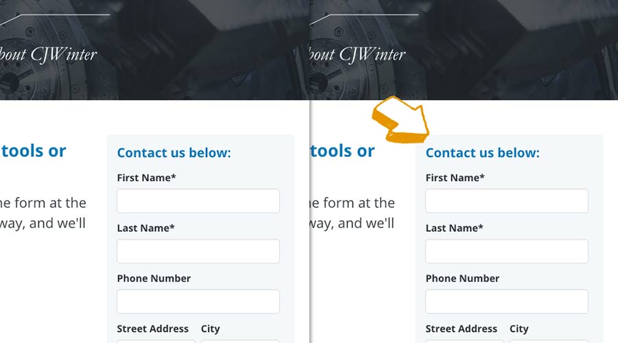 The Arrow That Increased Form Submissions By 76%