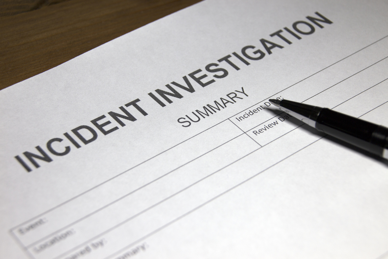 Incident investigation