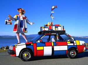 mondrian car