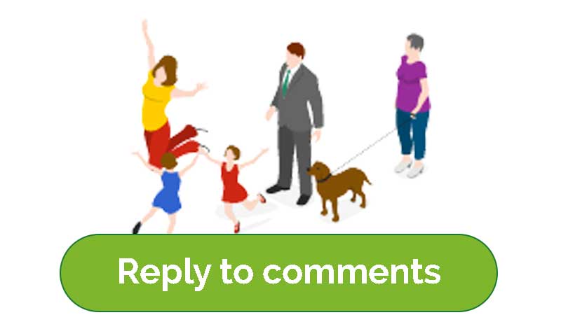 Replying to comments