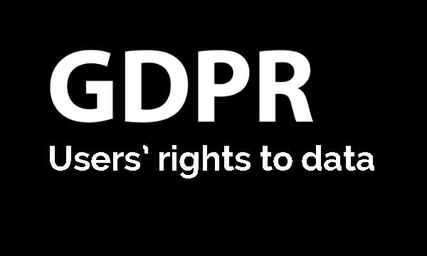 GDPR: Users can manage their data