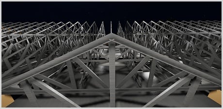MWF Pro Truss can automate the placement and arrangement of a virtually limitless number of truss systems and styles in Revit